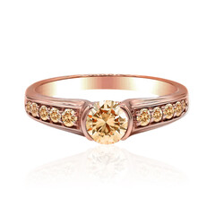 Bague en or et Diamant rose de France VS1 d'Argyle (Annette)