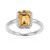 Citrine Silver Ring