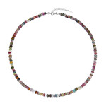Nigerian Tourmaline Silver Necklace
