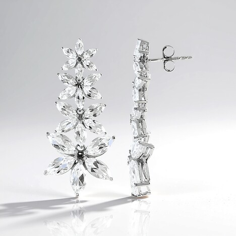 Orecchini in argento con Zircone (de Melo)