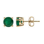 Orecchini in oro con Smeraldo Zambia AAA (CIRARI)