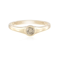 I2 Schokoladen-Brillant-Goldring (SUHANA)