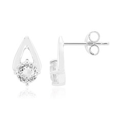 Pendientes en plata con Cuncita blanca (Pallanova)