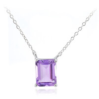 Amethyst Silver Necklace