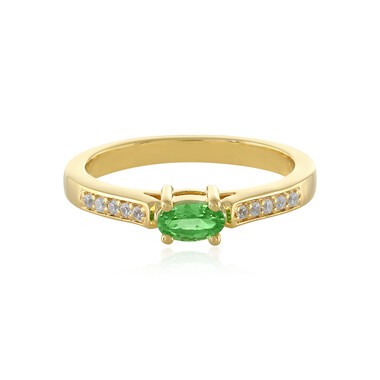 Anello in argento con Tsavorite
