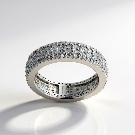 Anello in argento con Zircone