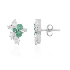 Pendientes en plata con Zircón (de Melo Essence)