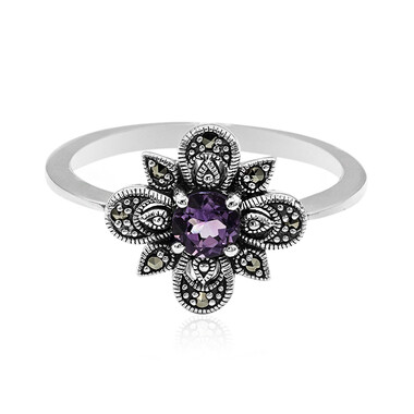 Anello in argento con Ametista