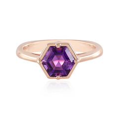 Bague en argent et Améthyste de Sibérie (Adela Silber)