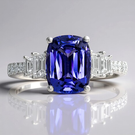 Bague en or et Tanzanite AAA (CIRARI)