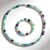 Parure in argento con Fluorite