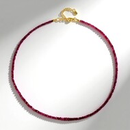 Collana in argento con Rubino