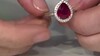Anillo en plata con Rubí de Bemainty