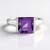 Anello in argento con Ametista