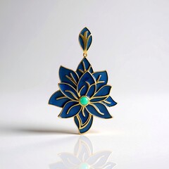 Ciondolo in argento con Onice Verde (Adela Silber)