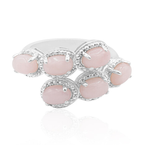 Anillo en plata con Ópalo rosa