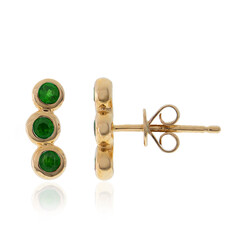Orecchini in oro con Tsavorite AAA del Kenia (CIRARI)