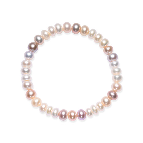 Armband met Roze zoetwater kweekparels