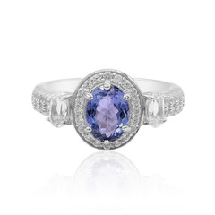 Anello in argento con Tanzanite
