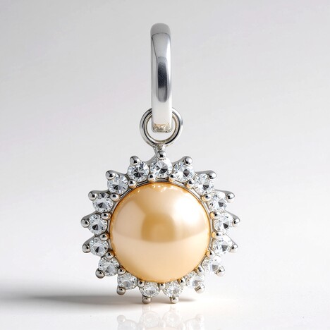 Ciondolo in argento con Perla di Acqua Dolce (TPC)