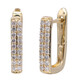Gouden oorbellen met I1 (H) Diamanten (CIRARI)