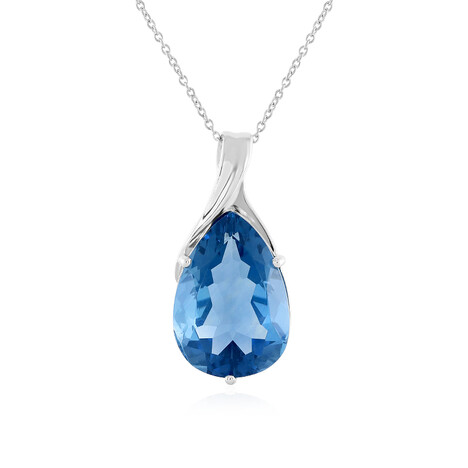 Farbwechsel-Fluorit-Silberhalskette