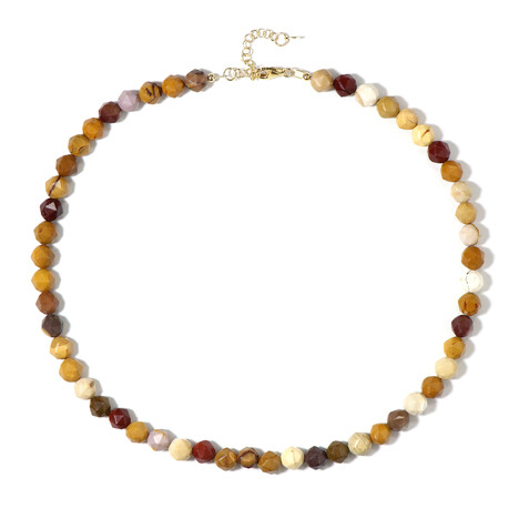 Mookait-Silberhalskette