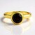 Anello in argento con Granato Mozambico