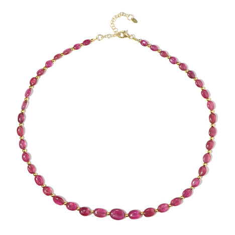 Collier en argent et Saphir rose de Madagascar