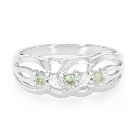 Bague en argent et Alexandrite du Brésil