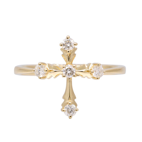 Gouden ring met I1 (H) Diamanten (CIRARI)