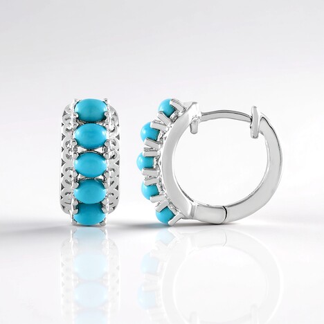 Orecchini in argento con Turchese Sleeping Beauty