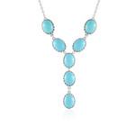 Sleeping Beauty-Türkis-Silbercollier (Faszination Türkis)