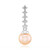 Colgante en plata con Perla Ming durazno (MONOSONO COLLECTION)