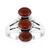 Anillo en plata con Cornalina (Jones Lee)