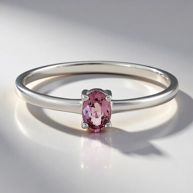 Anello in argento con Spinello Porpora