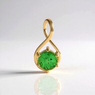 Pendentif en argent et Tsavorite de Lemshuku