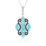 Collana in argento con Turchese Arizona