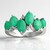 Anello in argento con Smeraldo Nova Era (de Melo Essence)