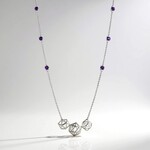 Collana in argento con Ametista Uruguay (Ornaments by de Melo)