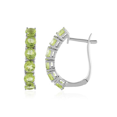 Orecchini in argento con Peridoto