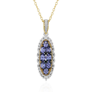 Collana in argento con Tanzanite (Gems en Vogue)