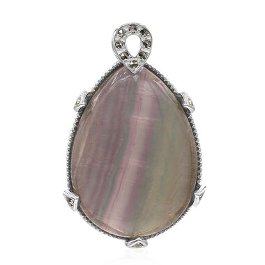 Ciondolo in argento con Fluorite (Annette classic)