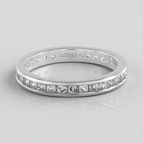 Bague en argent et Zircon