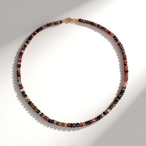 Collana in oro con Tormalina Brasiliana