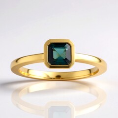 Anello in argento con Indicolite (Adela Silber)