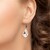 Pendientes en plata con Amatista verde