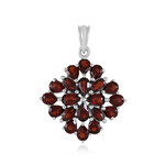Mozambique Garnet Silver Pendant
