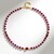Collana in argento con Agata Rosa (Riya)