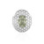 Ciondolo in argento con Ametista Verde (MONOSONO COLLECTION)